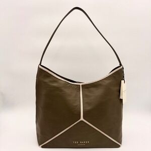 Ted Baker London Hannah Origami Tote Olive Green Bag Purse